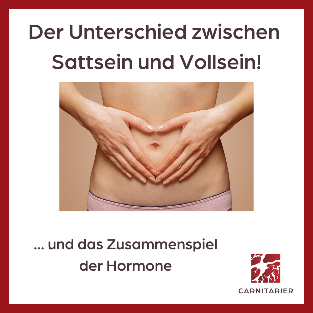 Unterschied zwischen Sattsein und Vollsein!
