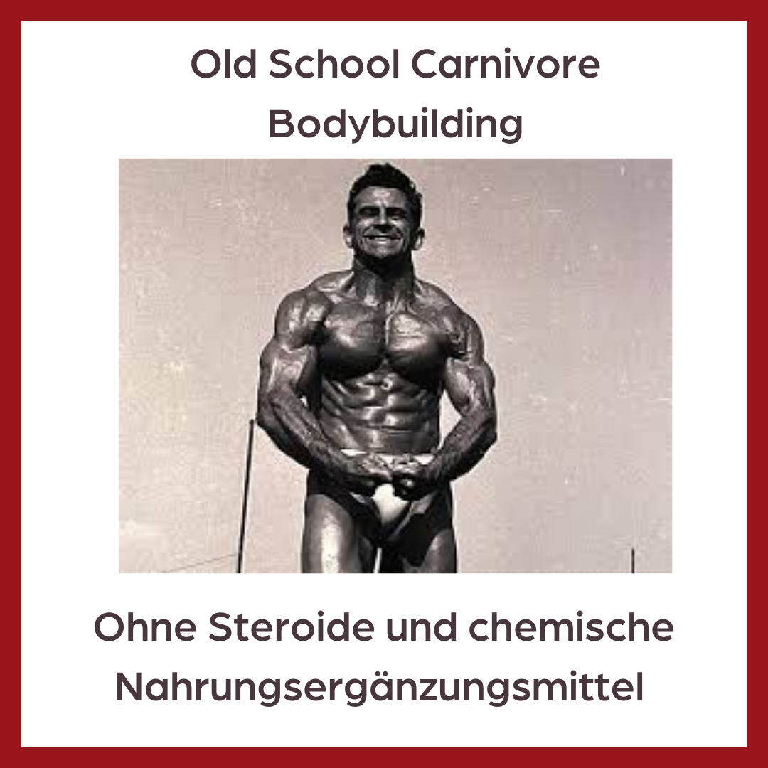 Natürliches Carnivore Bodybuilding der 50iger Jahre