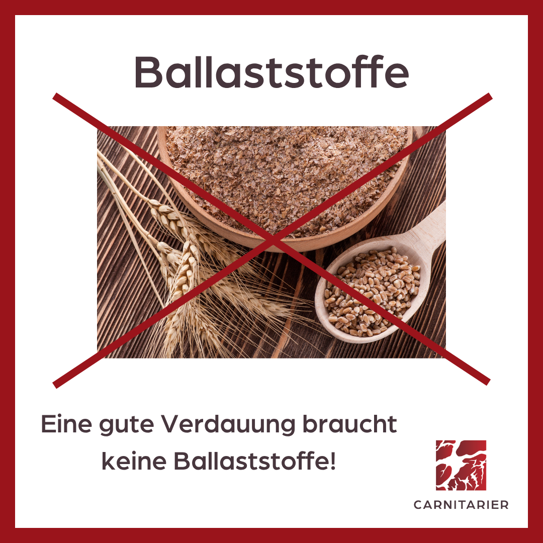 Eine gute Verdauung braucht keine Ballaststoffe!