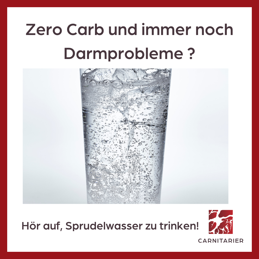 Sprudelwasser im Glas
