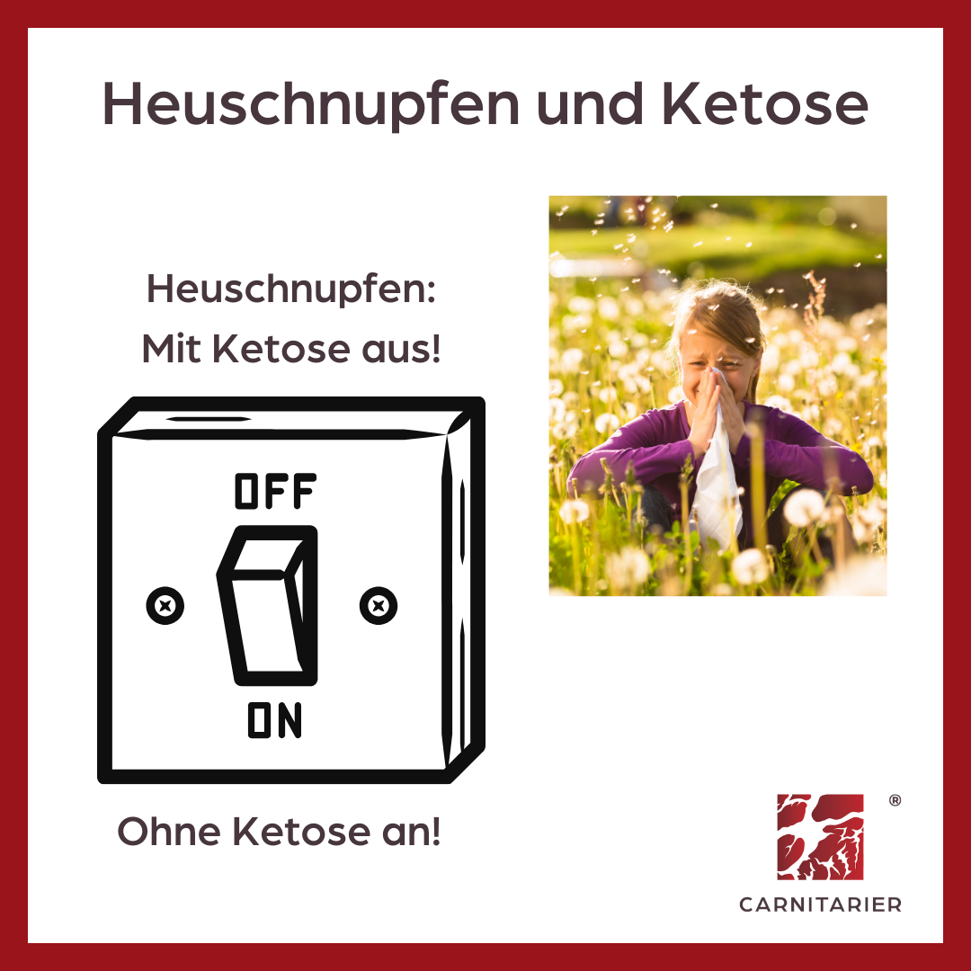 Kind hat Heuschnupfen - mit Ketose weg