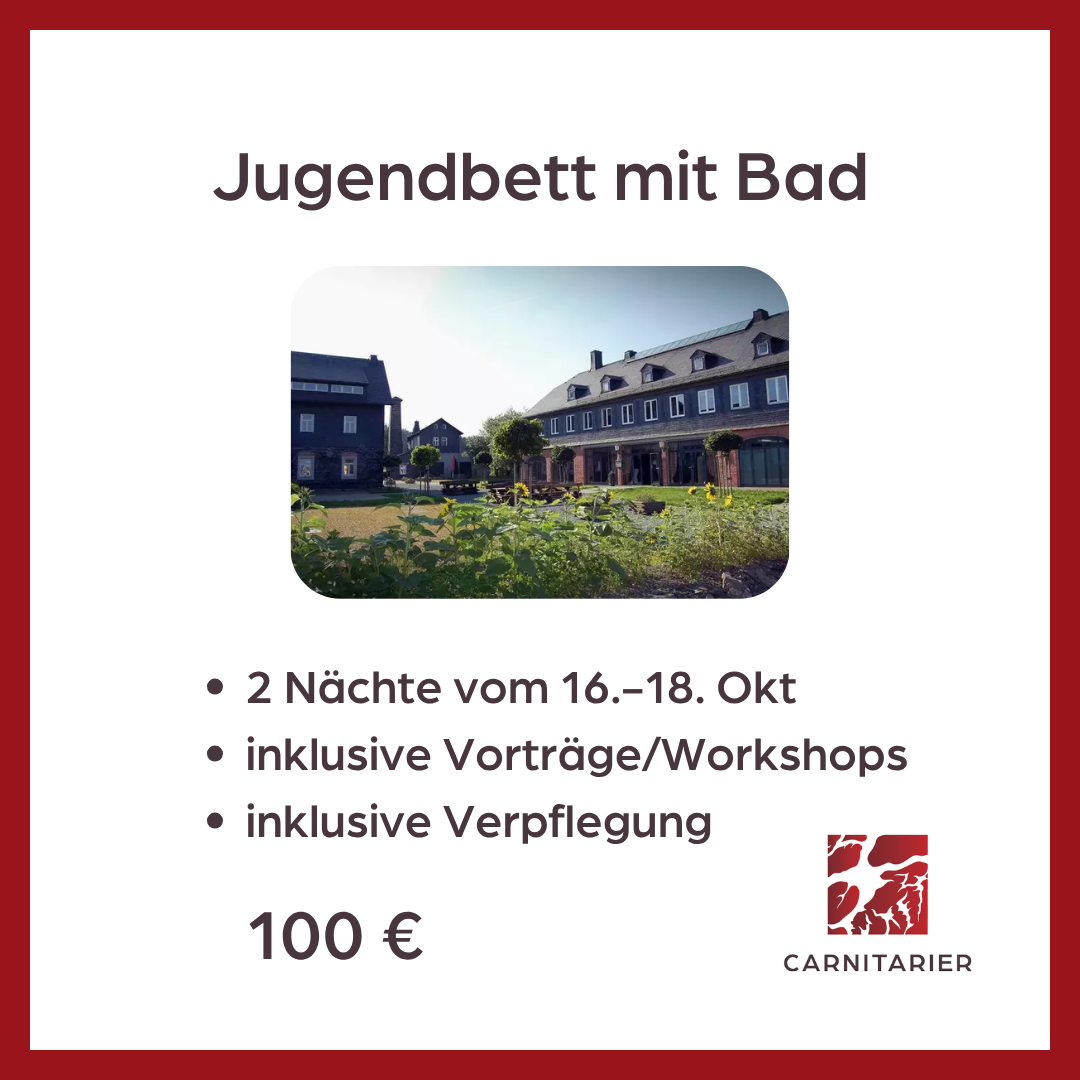 GT Jugendbett im Doppelzimmer (Jungen/Mädchen) mit Bad