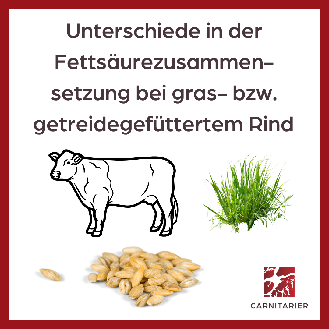 Grasgefüttert vs. Getreidegefüttert