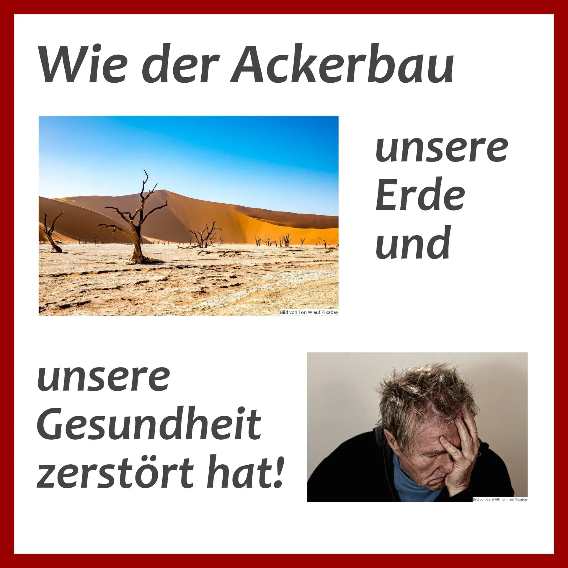 Wie der Ackerbau alles zerstört hat