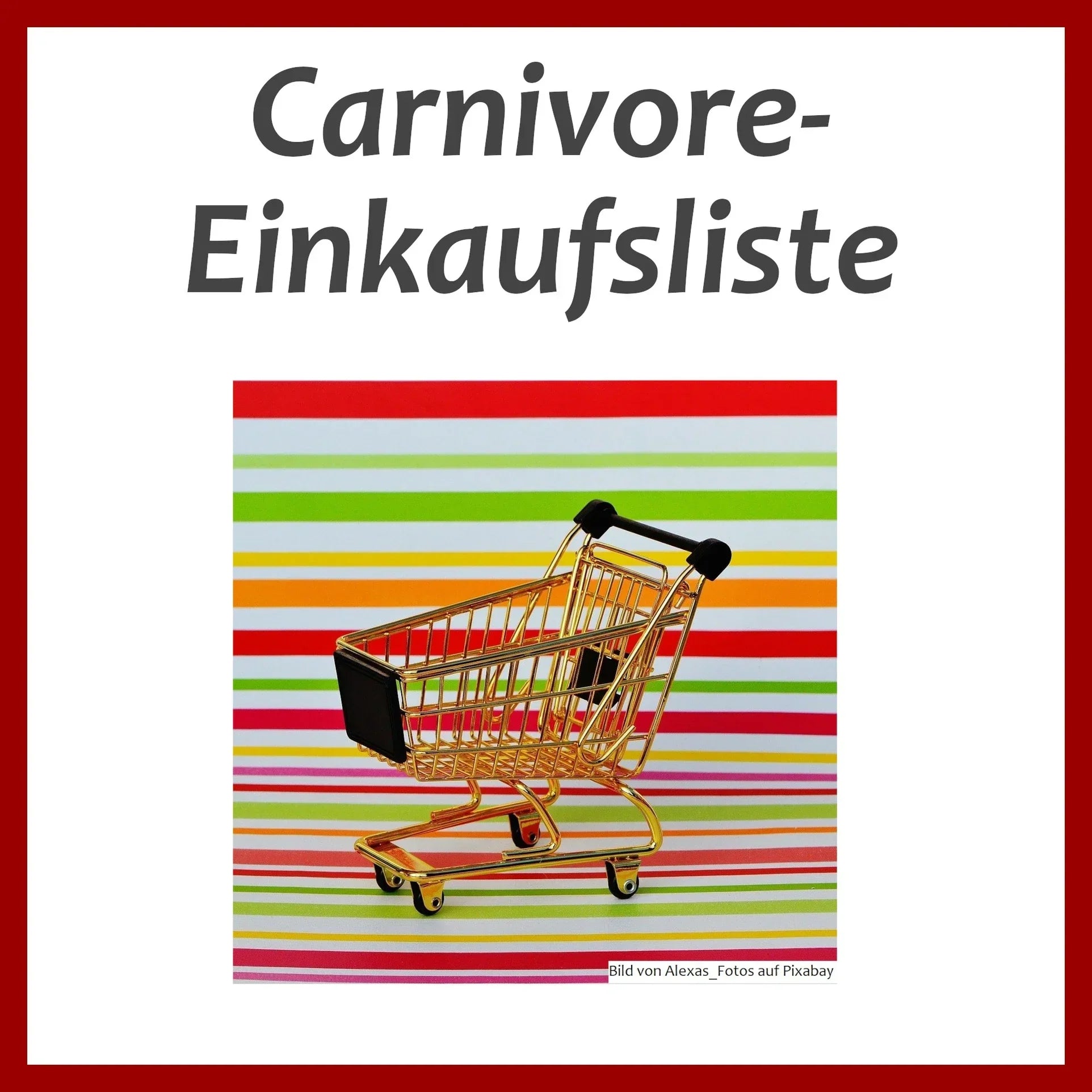 Carnivore Einkaufsliste