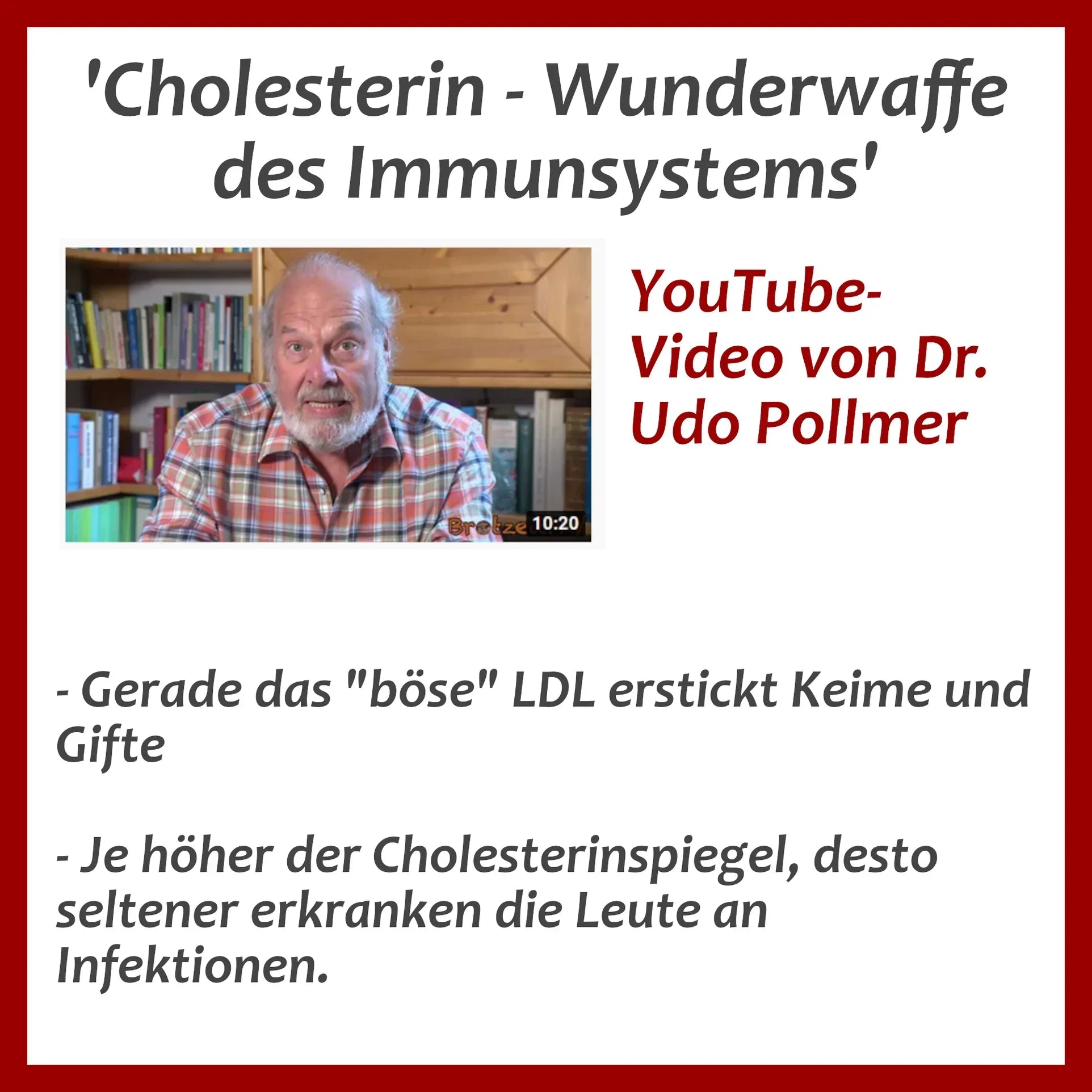 'Cholesterin - Wunderwaffe des Immunsystems'