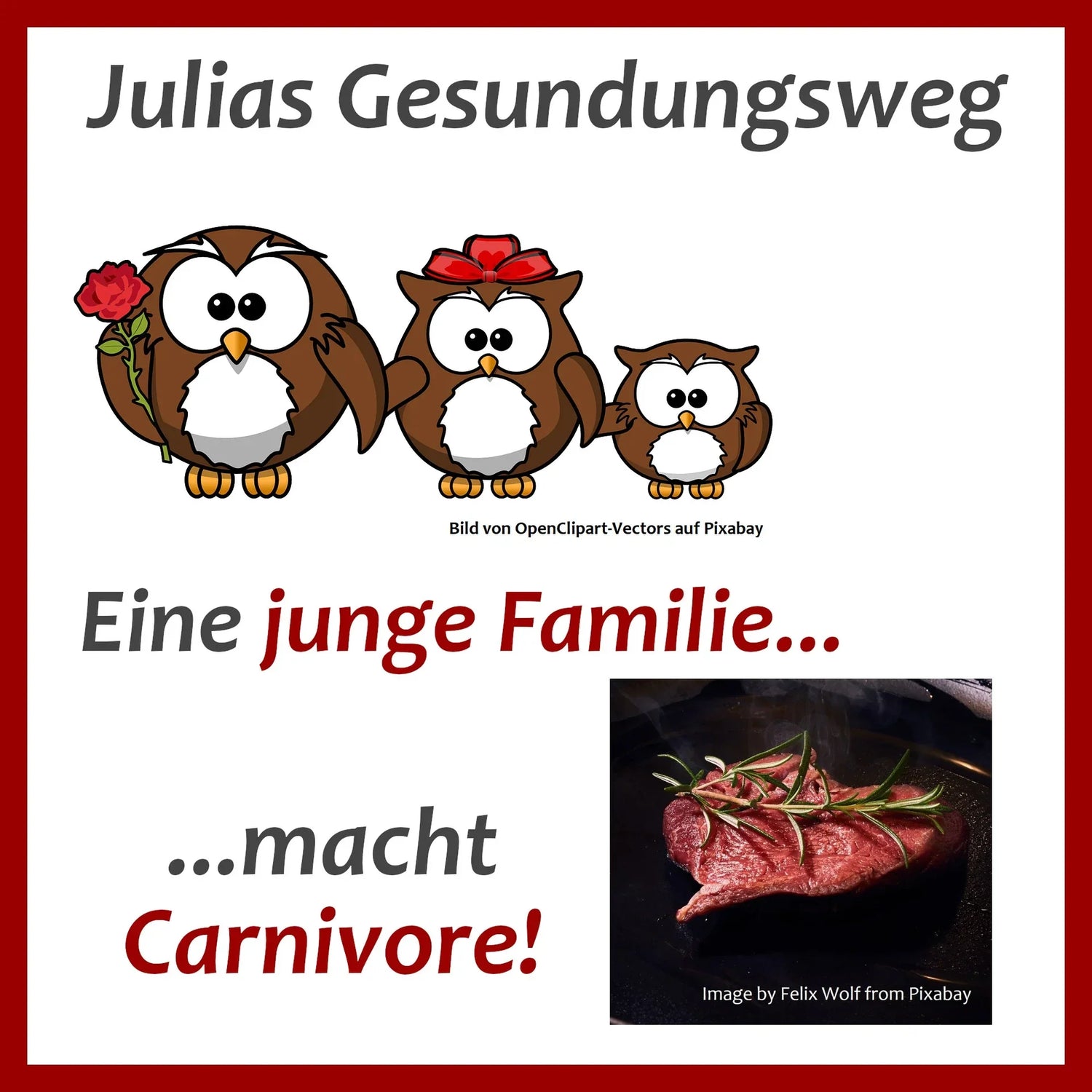Eine junge Familie macht Carnivore!
