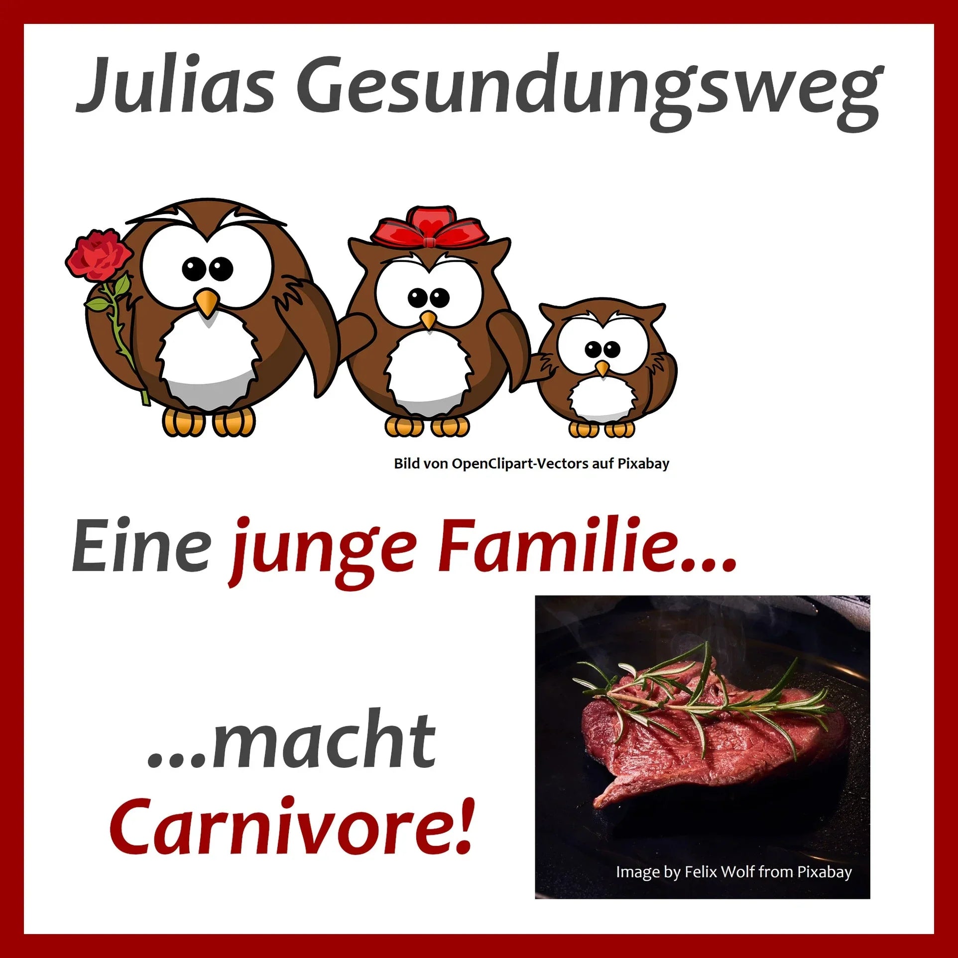 Eine junge Familie macht Carnivore!