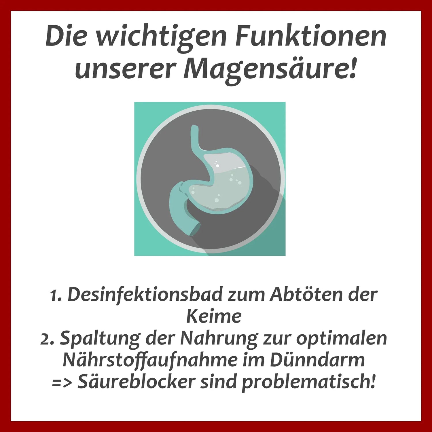 Die wichtigen Funktionen unserer Magensäure!