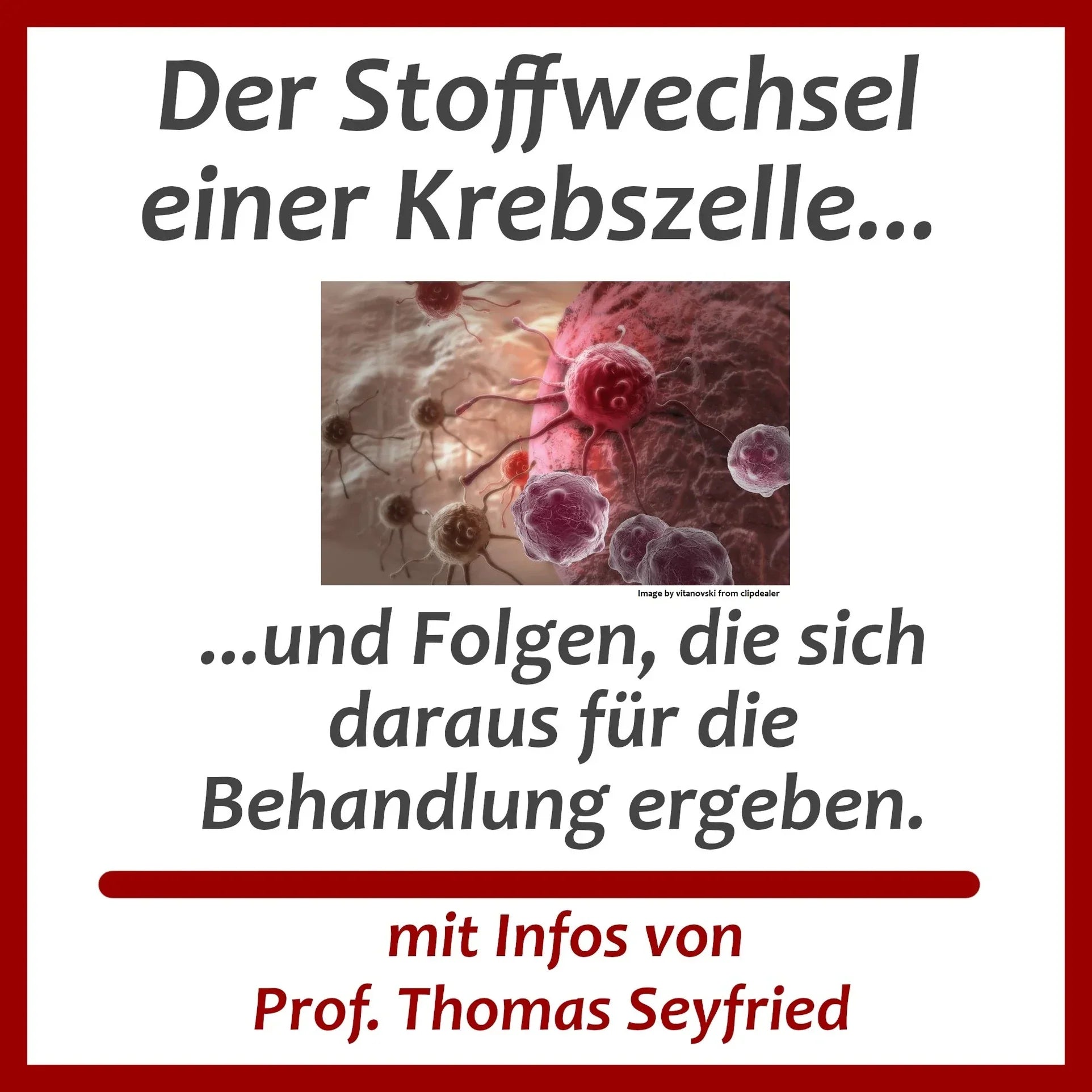 Der Stoffwechsel einer Krebszelle...